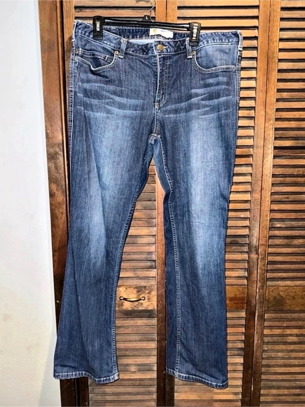 Carhartt Straight Leg Cotton Jeans in Blue